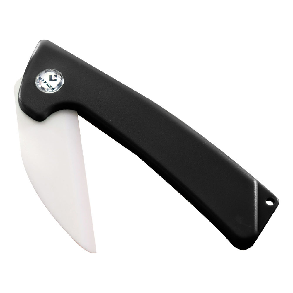 Folding Ceramic Pocket Knife - Black Handle 1063