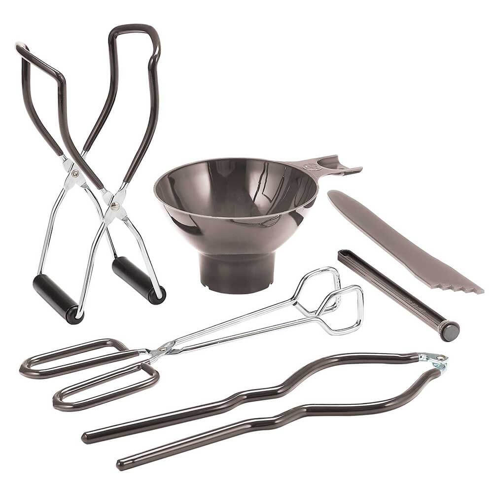 7 Piece Stainless Steel Canning Supplies Starter Kits Includes Rack, Jar  Lifter, Wrench, Lid Lifter - Buy 7 Piece Stainless Steel Canning Supplies  Starter Kits Includes Rack, Jar Lifter, Wrench, Lid Lifter