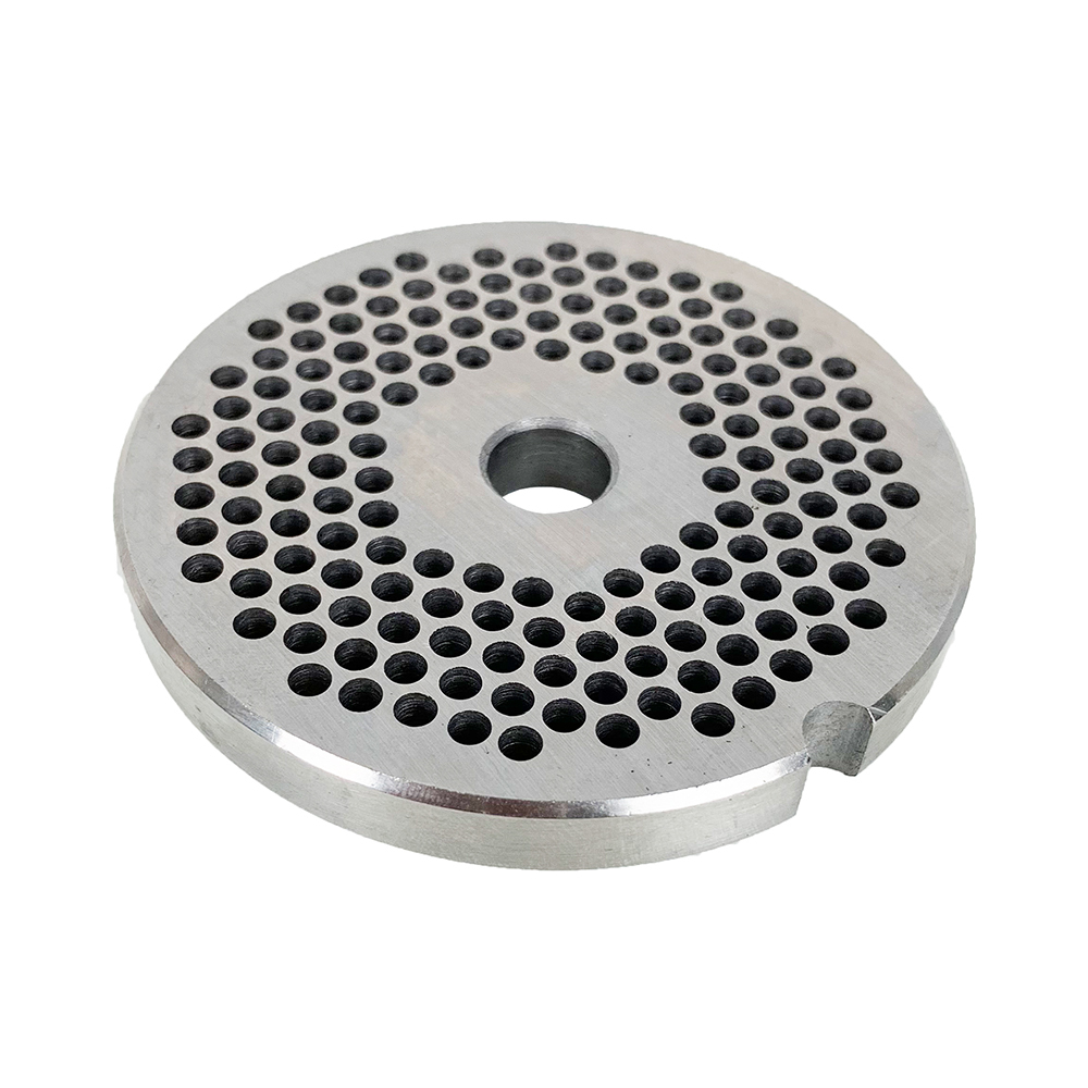 3mm Stainless meat grinder plate for Biro   5 1/16" diameter #42 x 1/8" 