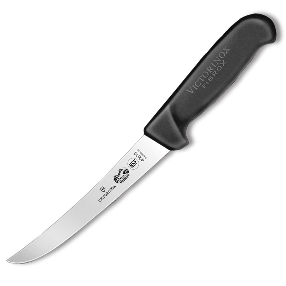 Pro Series 6" Blade Mundial B5607-6 Blue Handle Semi-Stiff Boning Knife 