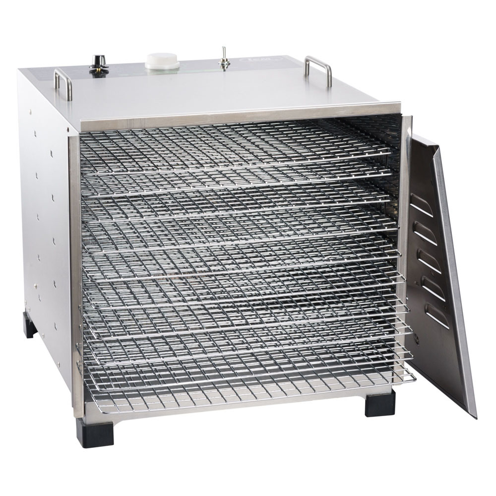 Lem 10-Tray Stainless Steel Dehydrator